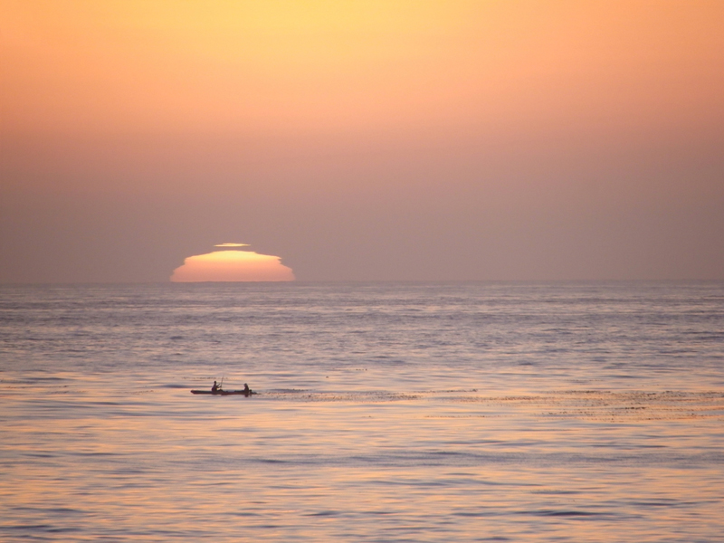 California Sunset Boat